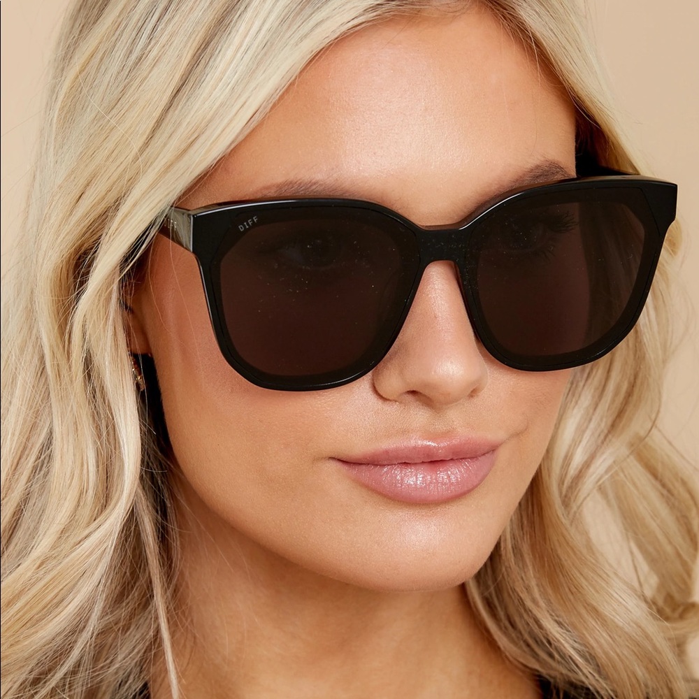Diff Eyewear Bestsellers GIA Black + Grey (still selling out on Diff site)